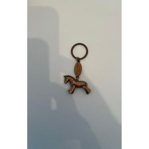 Vintage Wisconsin Dells Horse Keychain